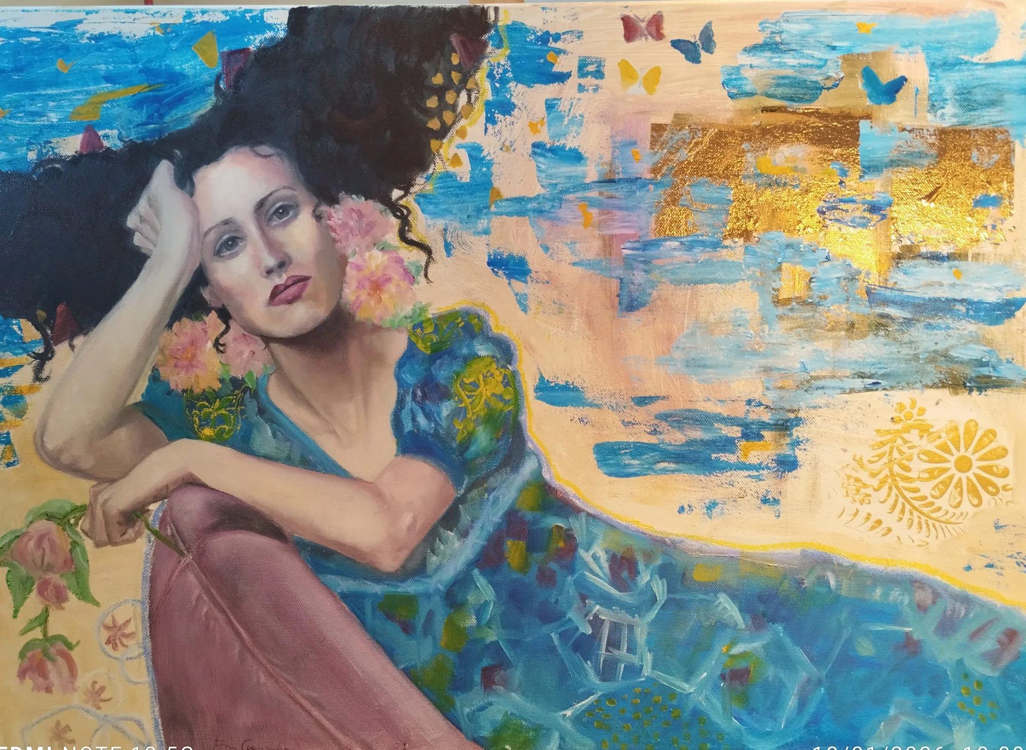 Descanso Dominical — Pintura original de Ana Camacho P&aacute;ez