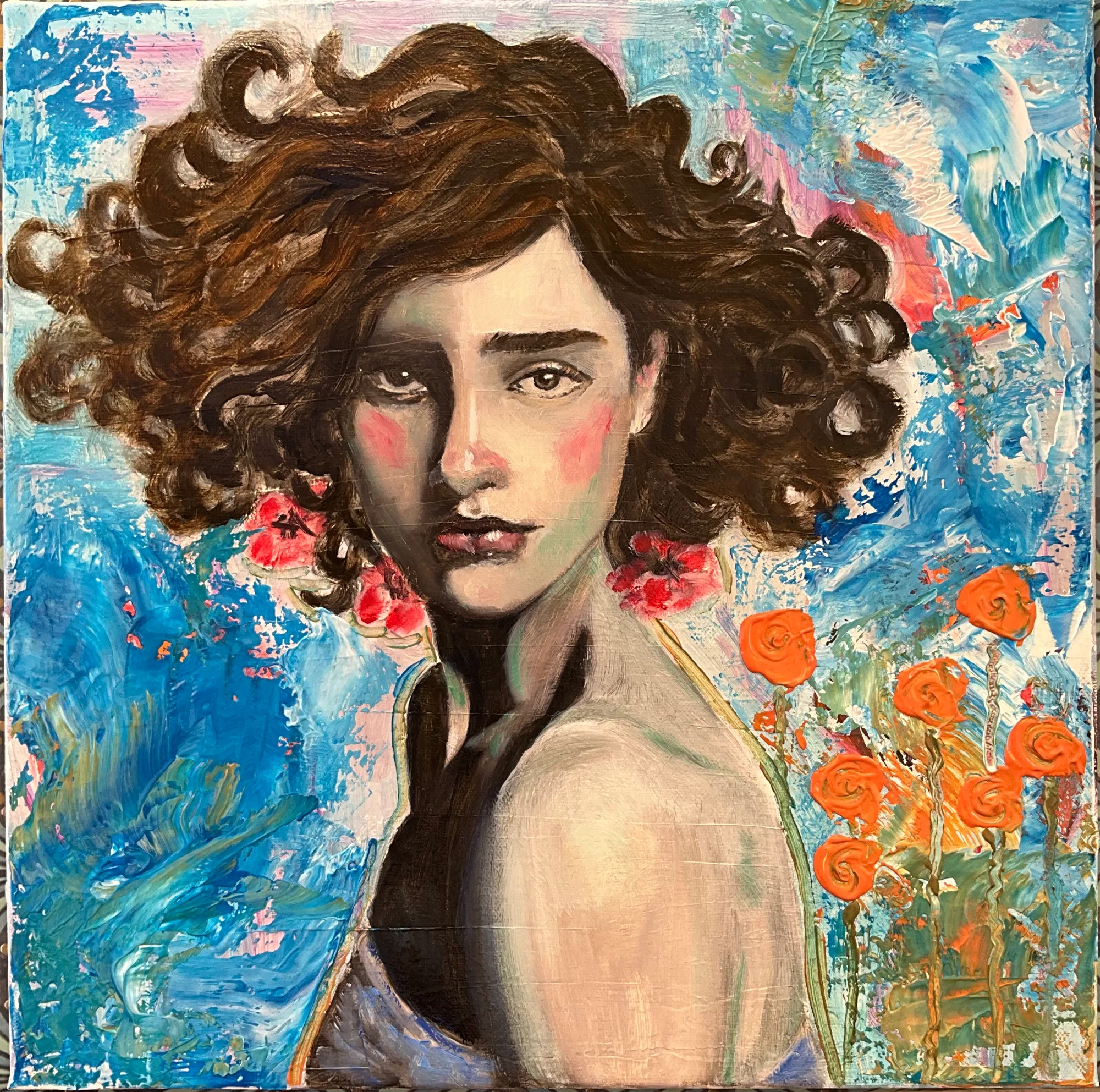 Artemis — Pintura original de Ana Camacho P&aacute;ez